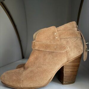 Tan Suede Ankle Boots